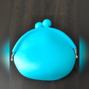Blue Silicone Coin Purse
